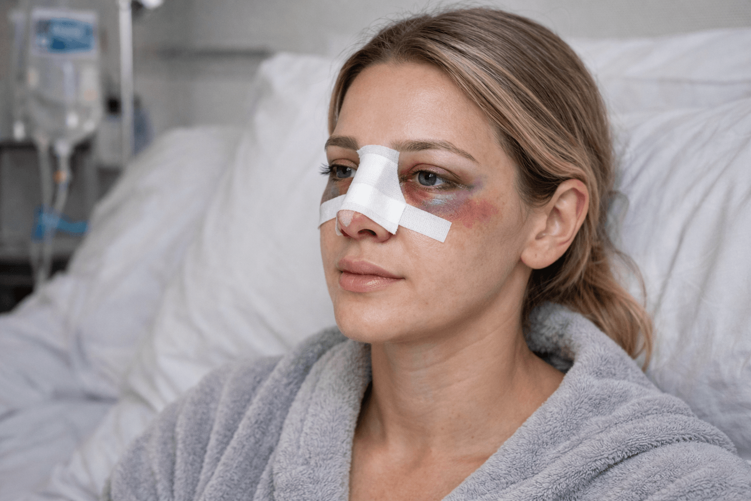 orrplasztika utáni duzzanat és véraláfutás